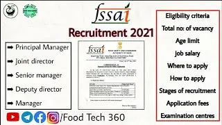Fssai recruitment 2021 - Last date of application extended | All you should know - Apply now
