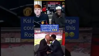 KSI and Angryginge React to Wayne Rooney Edit 😂 #ksi #manchesterunited #assamtezpur #football