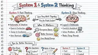 System 1 and System 2 Thinking. How it work and why it's important? How to make a better decision?