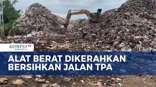 Alat Berat Dikerahkan Bersihkan Jalan TPA