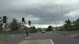 Driving On Bromyard Road A44 & Tudor Way, Worcester, England 6th August 2019