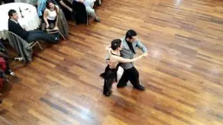 Sebastian Acosta y Laura D'Anna 1er tango Bahía Blanca