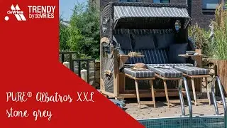 deVries PURE&reg; Albatros XXL PE stone grey in Dessin 235 / Produktvideo