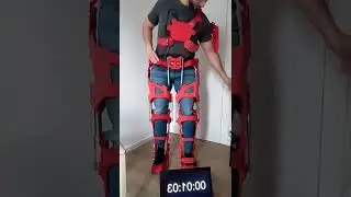 partial suit up test #exoskeleton #3dprinting #powerarmor #tactical #engineering #augmentation #make