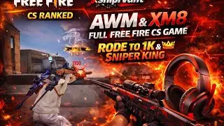 Ye Shot Dekh Kar Sab Shock 😱 | AWM & XM8 | Free Fire CS Ranked