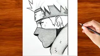 How to Draw Kakashi Hatake with Pencil | Step by Step Anime Drawing | Easy Anime Drawings