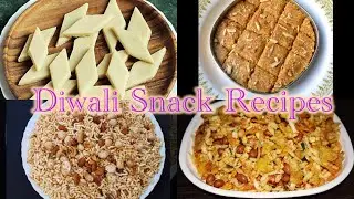 Простые рецепты закусок на Дивали за считанные минуты || Рецепты закусок Дипавали Намкин