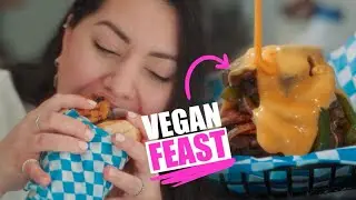 Having a FEAST at Veganarie: king of vegan comfort food restaurants in Montreal