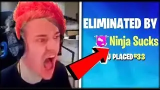 I Streamed Sniped Ninja As &ldquo;Ninja Sucks&rdquo; (He Got So Mad)