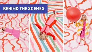 Behind The Scenes // Giant Hand-Painted Photo Backdrops!