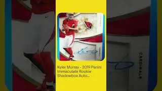 Kyler Murray - 2019 Panini Immaculate Rookie Shadowbox Auto #RSD-KM (RC/AU)  /25