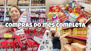 COMPRAS DO M&Ecirc;S ASSA&Iacute; ATACADISTA | COMPRAS DE FEVEREIRO 2026 | QUANTO GASTAMOS? 😱
