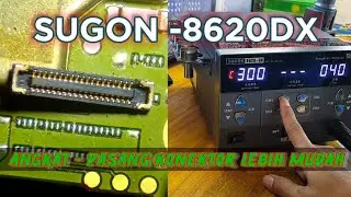 Nyobain Solder Uap Sugon 8620DX untuk angkat IC CPU dan konektor LCD