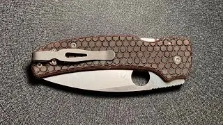 Spyderco Shaman Skinny Scales From Cerberus! Another Scale Swap!