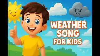 Weather Song for Kids! ☀️🌧️ Learn About Weather Types | Fun Learning Video | BrainyBops
