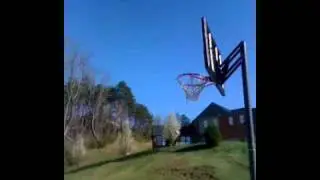 100- foot basketball shot!