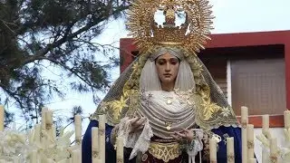 Salida de Mar&iacute;a Sant&iacute;sima de la Trinidad Semana Santa Algeciras 2018 Jueves Santo