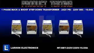 1 Phase Buck & Boost Step-Down Transformer - 242V Primary - 220V Secondary - 16.04 Amps - 50/60Hz