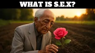 Why Sex Plays Such an Important Part in Your Life  | J. Krishnamurti