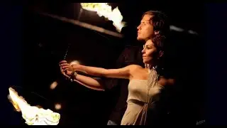 🔥 Partner Poi Performance - ADDICTED (fire by Stefan&Kate) @Totem, Goa, India, 2014 🔥