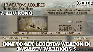 Cara Mendapatkan Senjata Terakhir Zhu Rong | Dynasty Warriors 5 | No Commentary