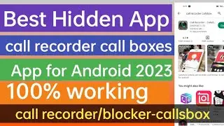 NEW HIDDEN CALL RECORDER APP l dusre ki call apne phone par kaise sune bina phone liye