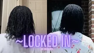One Month Locked In: My DIY Microlocs Update