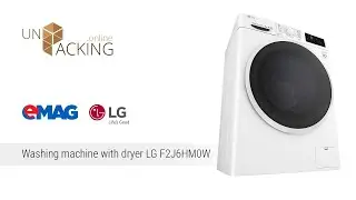 UnBoxing Washing machine with dryer LG F2J6HM0W Slim