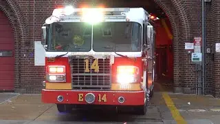 Philadelphia Fire Department Engine 14 Responding 