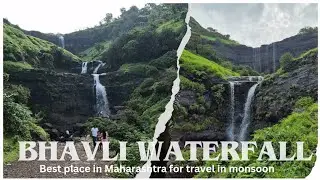 BHAVALI WATERFALL 😍 - 100km from Mumbai | ASHOKA WATERFALL 😍 | IGATPURI #2024 #nashik