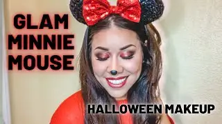 HOW TO GET A MINNIE MOUSE LOOK - FUN HALLOWEEN MAKEUP DISNEY