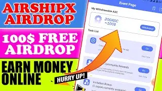 Today Legit Trust Wallet Free Airdrop | Today Airdrop Crypto | AirshipX ASC Claim Instant Token Free