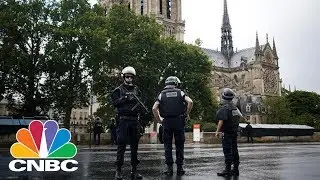 Man Attacks Police Officer At Notre Dame Cathedral | CNBC