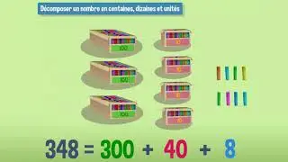 Décomposer un nombre en centaines, dizaines et unités - CE1