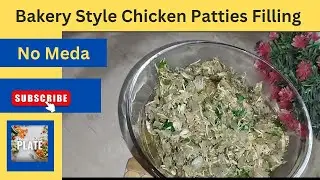 Bakery chicken filling recipe for patties, breads samosas puff pastry and buns | @TheBalancedPlate.