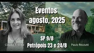 Eventos em São Paulo e Rio de Janeiro com Cláudia Witte e Paulo Rezzutti