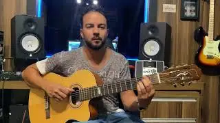 Wave - Tom Jobim testando o som plugado do excelente viol&atilde;o nylon da strinberg SC30C N