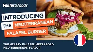 Mediterranean Falafel Burger Build A Plant-based offering | Vista Food Innovation from Ventura Foods