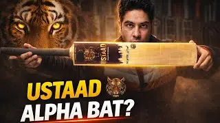 USTAAD 🐅 Alpha Tiger Hard Tennis Bat | Real Power Test & Honest Review