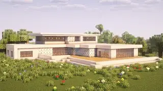 Minecraft Modern Mansion Build Tutorial | Luxury House Design 2025 (Step by Step)