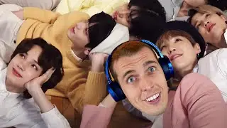 😂 Comedian Reacts to TXT AND BTS! Behind the Scenes of Big Hit's Group Photo 😂