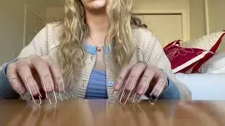 lofi asmr: paperclip nail tapping and scratching