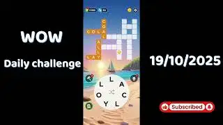 Wow Daily Puzzle October 19 2025 Answers | Wow Daily Puzzle Answers