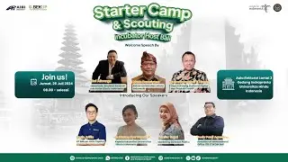 Startercamp dan Scouting (SCS) Program Baparekraf for Startup (BEKUP) Tahun 2024