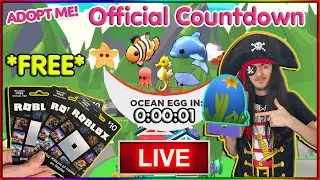 🔴 ADOPT ME OCEAN EGG UPDATE! 🌊🥚 OFFICIAL COUNTDOWN
