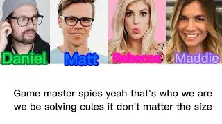 Game Master Network(Game master spies)Color coded LYRICS