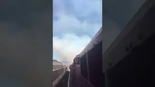 Vline Y class shunting loco making some clouds #smoke