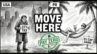 How To Pay 0% Capital Gains Tax Legally. (The Puerto Rico Exit) #PuertoRico #silver  #Taxes #crypto