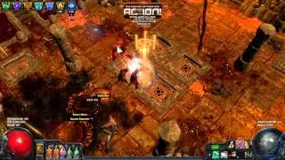 Path of Exile - Tri boss fight by Velvet - elemental buzzsaw {crit}