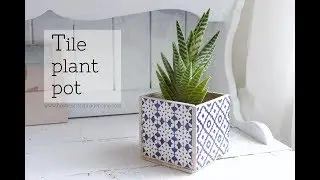 How to turn 5 tiles into a planter